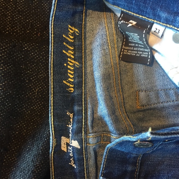 7 For All Mankind Straight Jeans - Picture 2 of 7